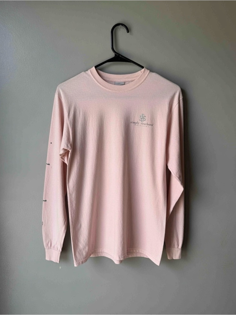 Simply‎ Southern Sunflower Camper Graphic Long Sleeve T-Shirt Pink Women’s